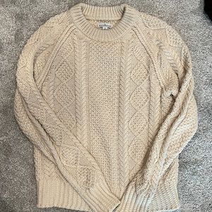 LL BEAN Fisherman Sweater